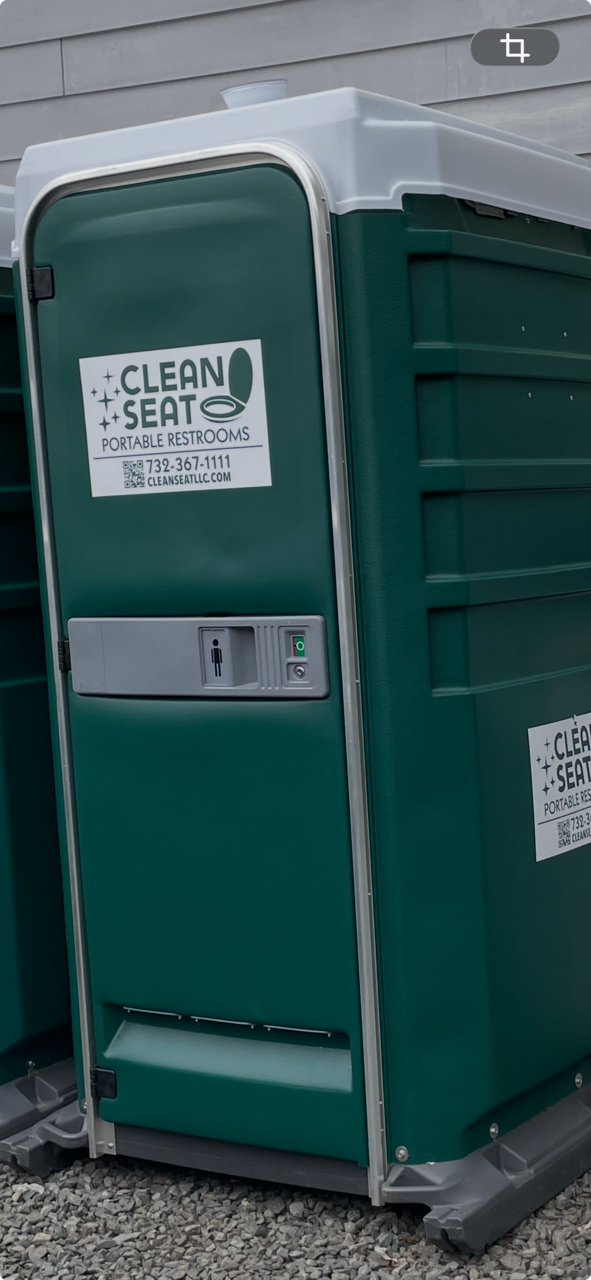 Outside of Flushable port-a potty